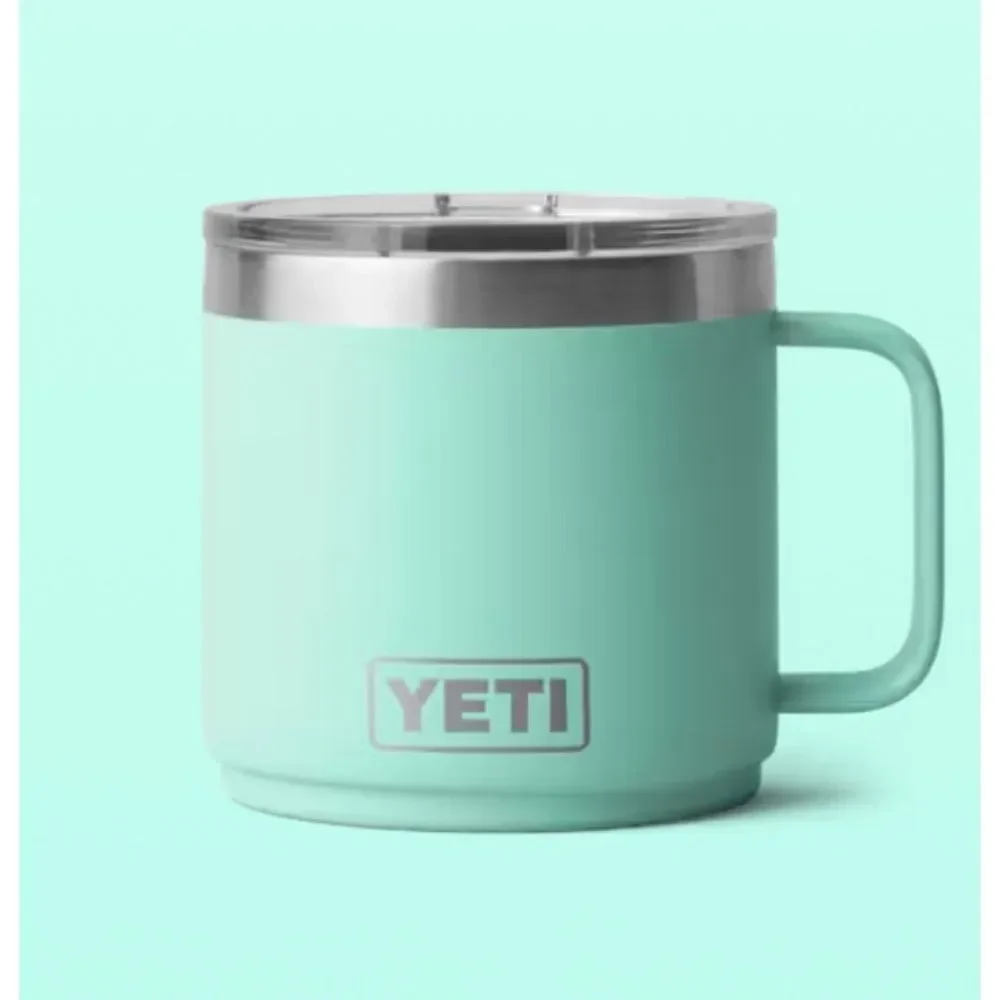 Yeti Rambler Stackable Mug in Seafoam ~ 14Oz